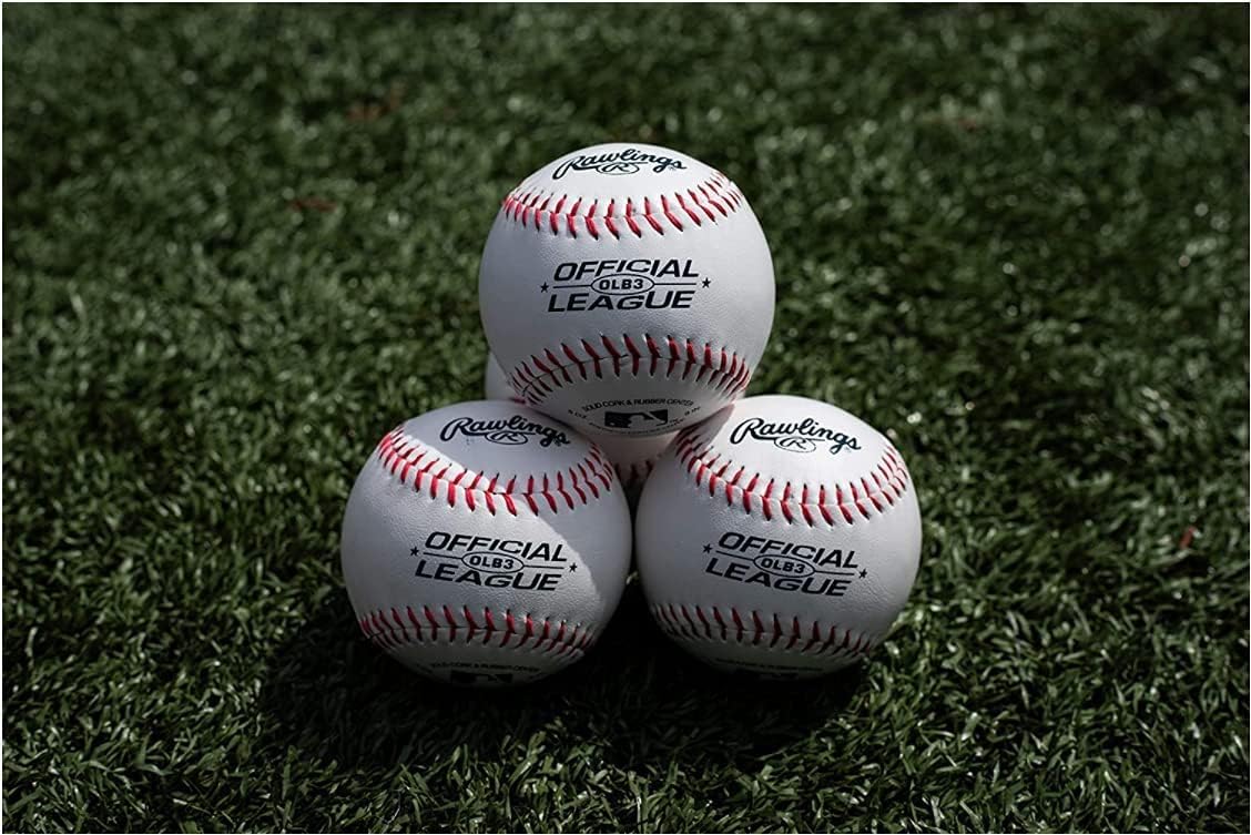 Rawlings Official League Practice Baseballs - Youth Size, 12 Count Bag for Recreational Use