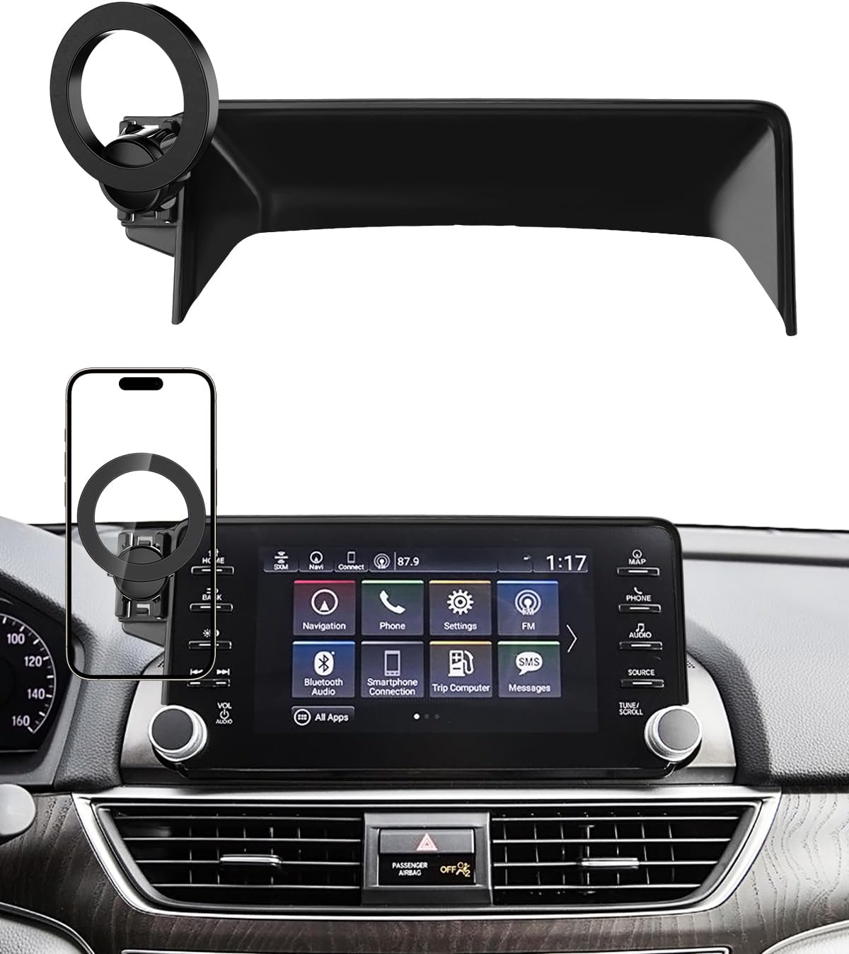 PZK Car Phone Mount for 10th Gen Honda Accord 2018-2022 8-inch Screen