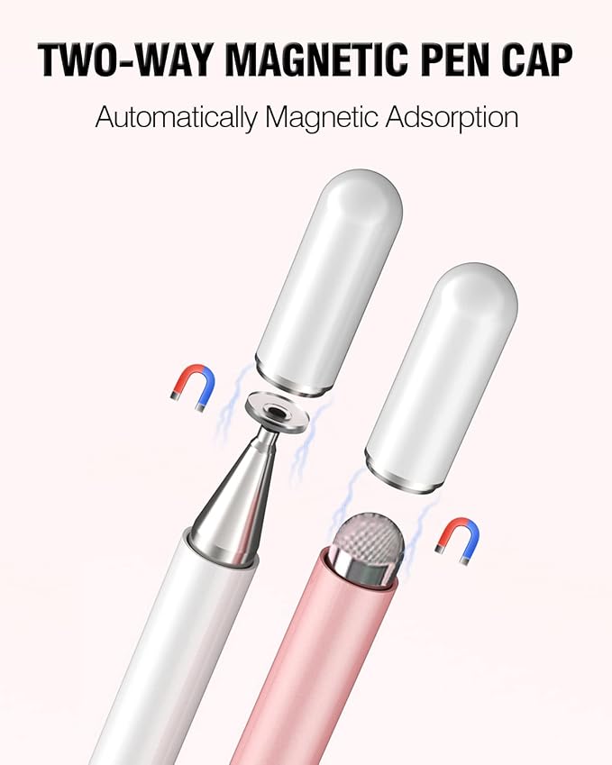 Stylus Pens for Touch Screens, 2 in 1 High Precision Universal Stylus Pen for