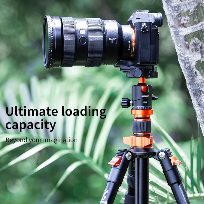 K&F Concept 25mm Metal Tripod Ball Head 360 Degree Rotating Panoramic