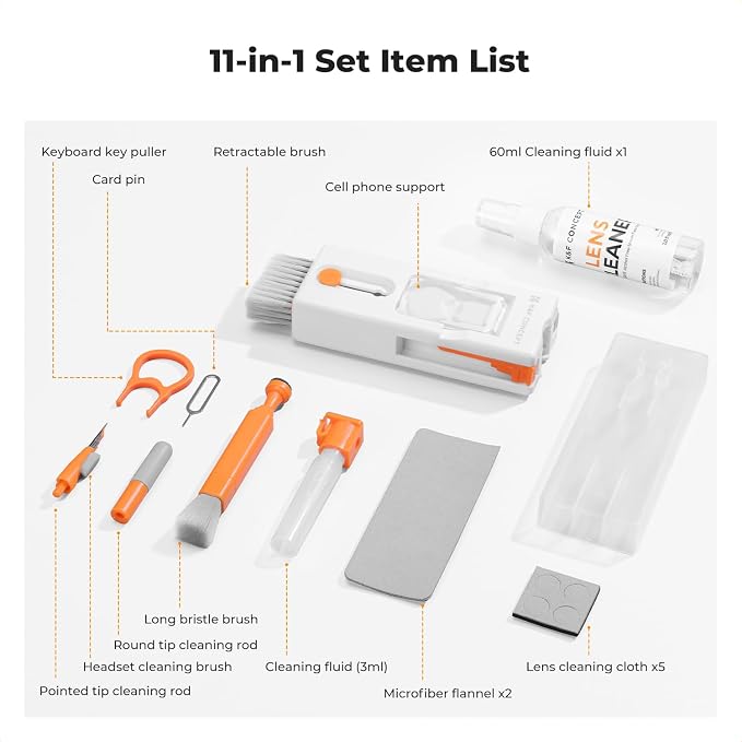 K&F Concept Newly Upgraded 11-in-1 Keyboard Cleaning Kit