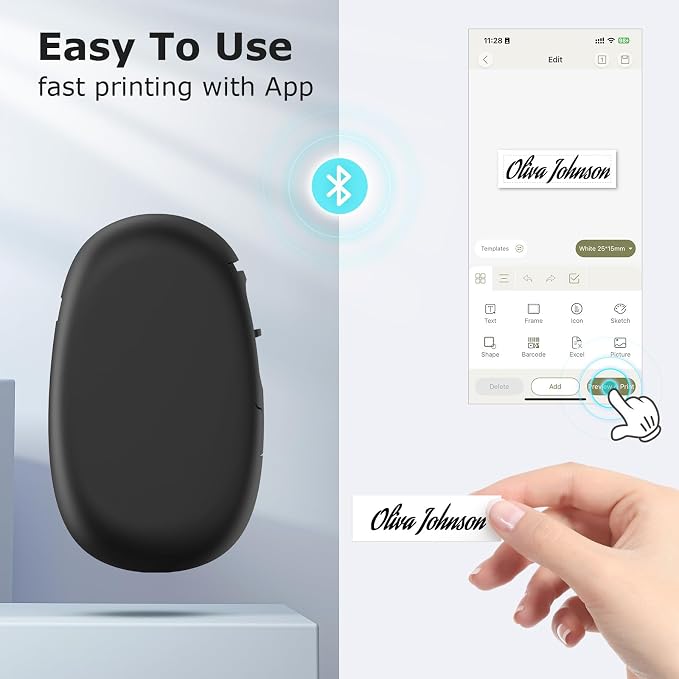 SUPVAN E10 Bluetooth Label Maker Machine