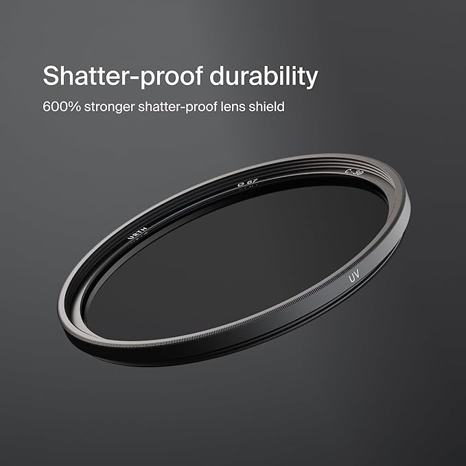 Urth 46mm UV Lens Filter — 30-Layer Nano-Coated, HD Optical Glass UV Camera