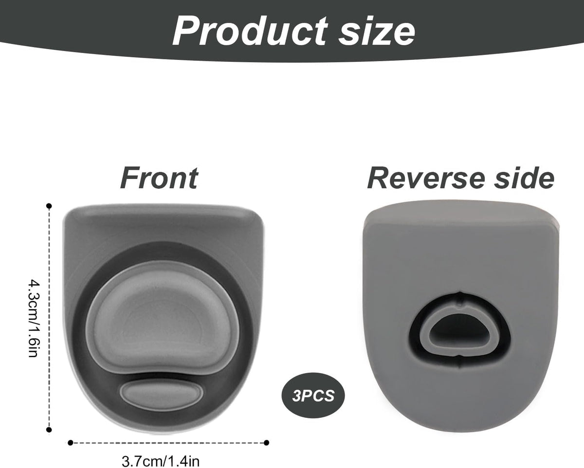 PEUTIER Replacement Stopper Set - BPA-Free Silicone Lids for Owala FreeSip Water Bottles | 3pcs