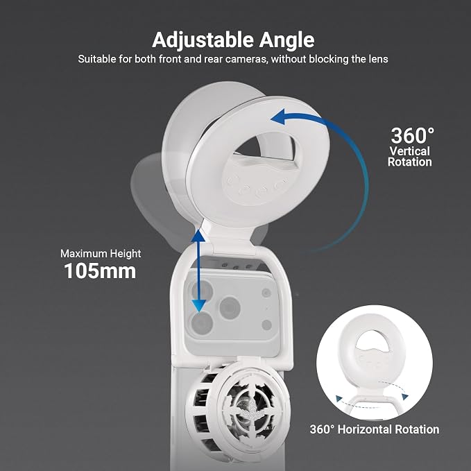 NEEWER Entry Level Version N36 Magnetic Selfie Ring Light & Phone Cooler
