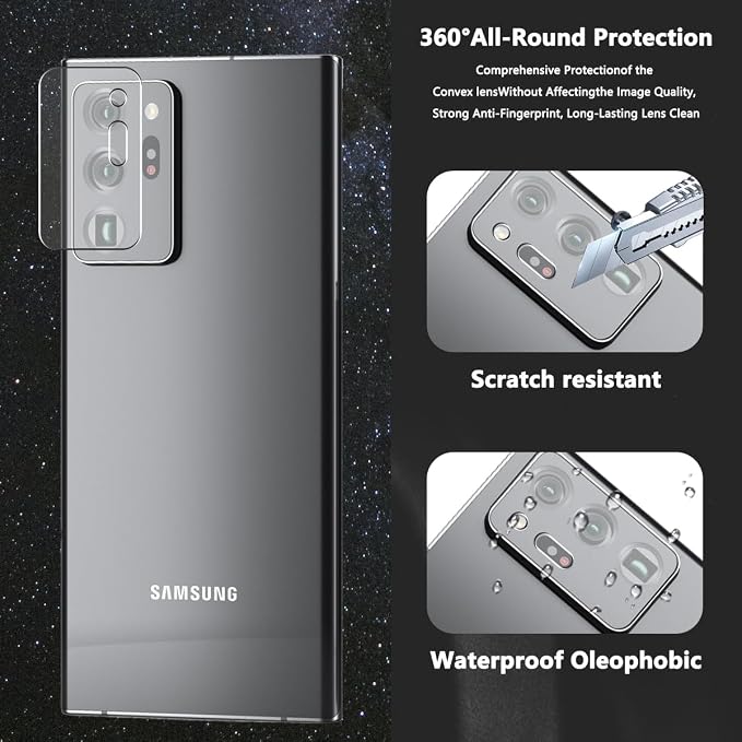 3+2 Pack Screen Protector for Samsung Galaxy Note 20 Ultra Flexible TPU Film