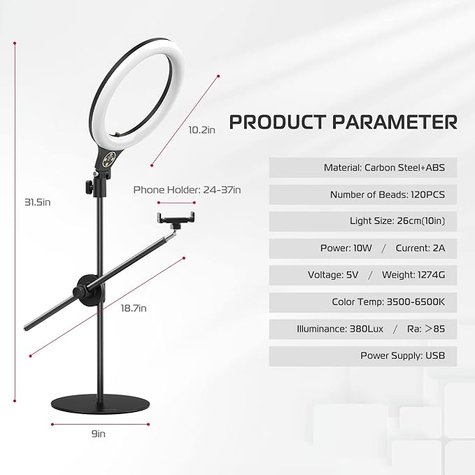ULANZI Overhead Tripod for Phone