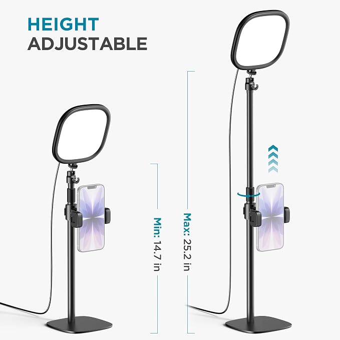 InnoGear Zoom Lighting for Computer, 50 Light Modes Video Conference Lighting