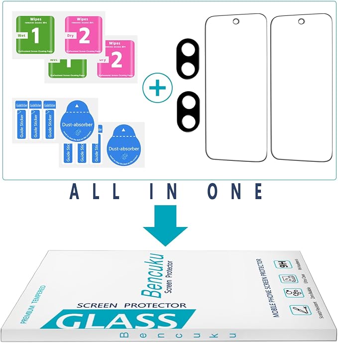 2 Pack Screen Protector for Google Pixel 9a