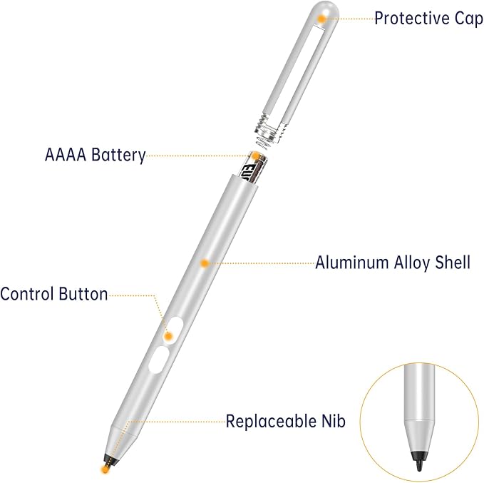 Stylus Pen for HP Omnibook, Pen for HP Envy x360 Pavilion x360 Specter x360