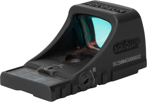 Holosun SCS MOS Green Multi-Reticle Reflex Pistol Sight - Parallax-Free 2 MOA Dot & 32 MOA Circle for Glock Full-Size Handguns