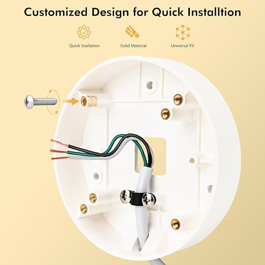 30ft/9M Power Cable with Adapter and Plug-in Mount Compatible with Blink