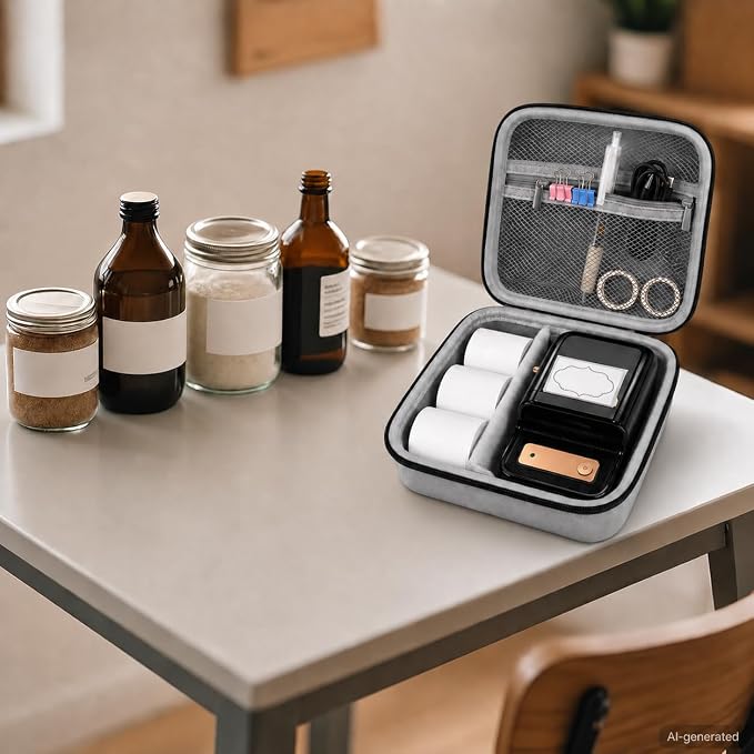 ALKOO Case Compatible with NIIMBOT B21 / Pro / B1 Label Maker Wireless Thermal