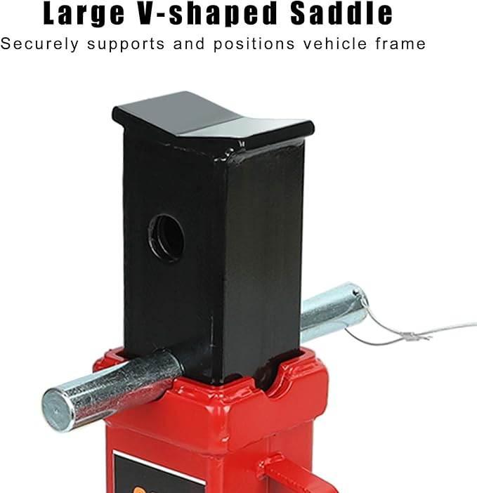 22 Ton (44,000 lbs) Heavy Duty Pin Type Car Jack Stands with Lock Adjustable Height to 19.75" Fit for Supporting Trucks, Trailers and Equipment