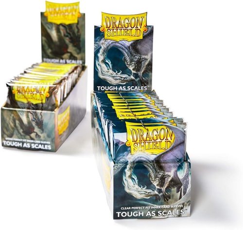 Dragon Shield Perfect Fit Inner Card Sleeves - PVC-Free Double-Sleeve Protection | Standard Size (100 CT) - Clear