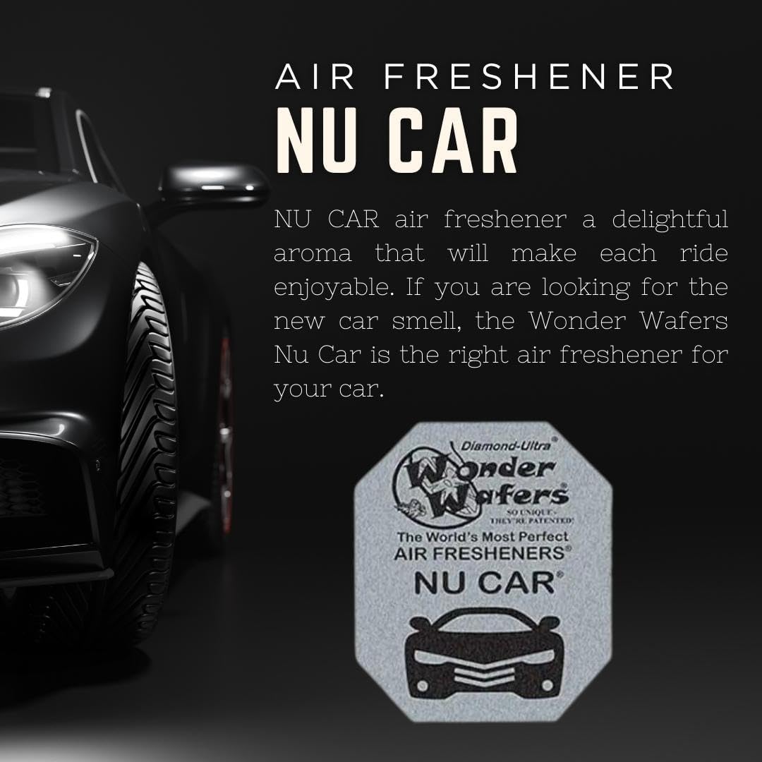 Wonder Wafers 250 Count Unwrapped Automobile Professional Use Air Fresheners Car and Truck Detail (Nu Car)