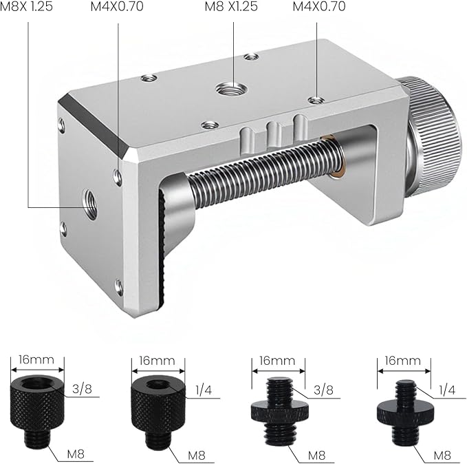 Heavy Duty C Clamp & Desk Clamp, Aluminum Alloy Table Mount