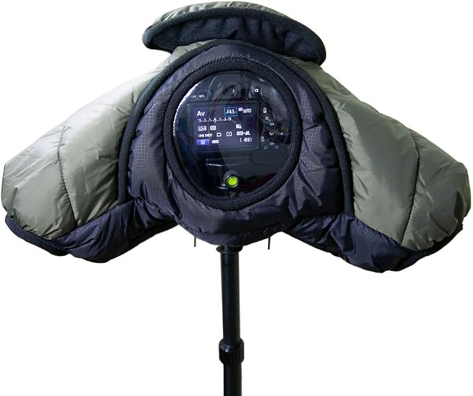 Camera Rain Coat Cover, Cold-Proof Warm Cover, Snow or Sound-Proof Sleeve Jacket
