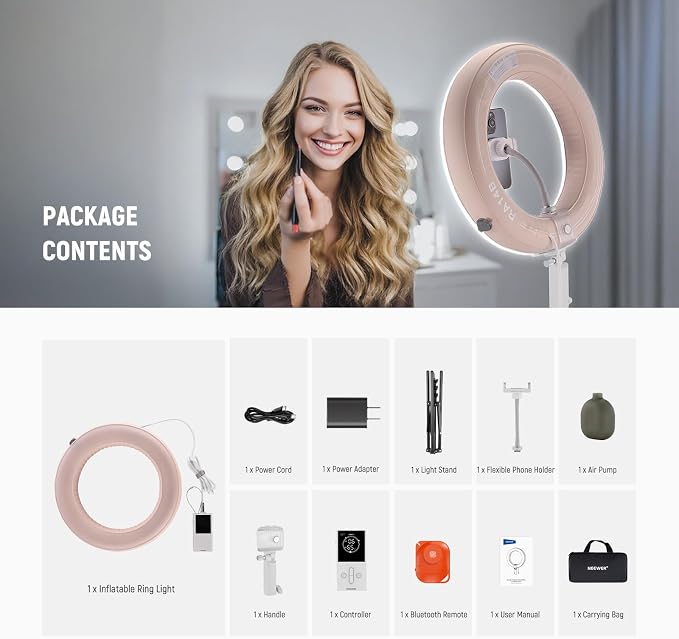 NEEWER 14" Inflatable Large Ring Light