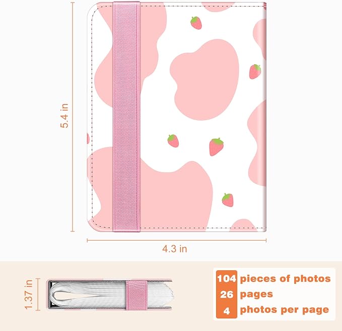 Fintie Instax Mini Photo Album for 2x3-Inch Film