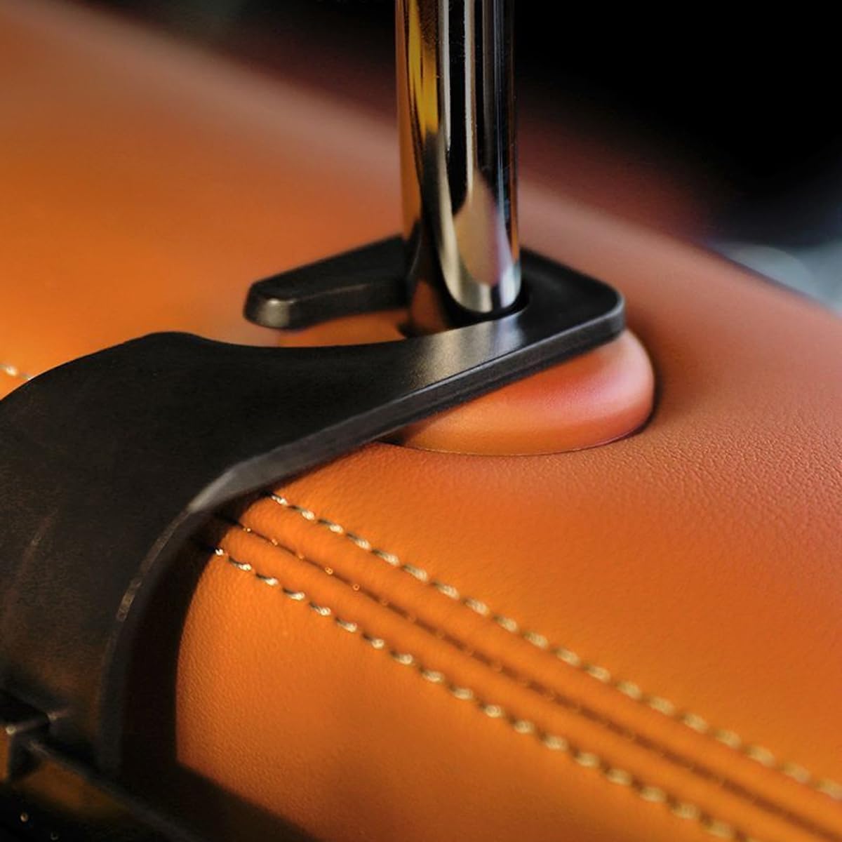 4-in-1 Car Backseat Organizer, Orange