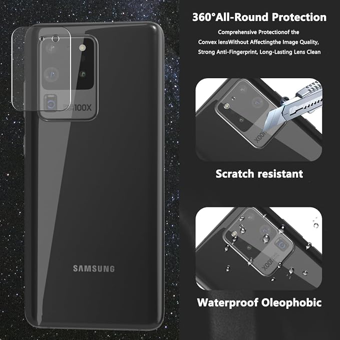 3+2 Pack Screen Protector for Samsung Galaxy S20 Ultra Flexible TPU Film