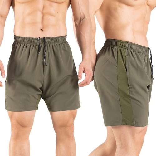 Gaglg Men's 5" Running Shorts - Quick Dry Athletic Gym Shorts with Zipper Pockets | 2 Pack