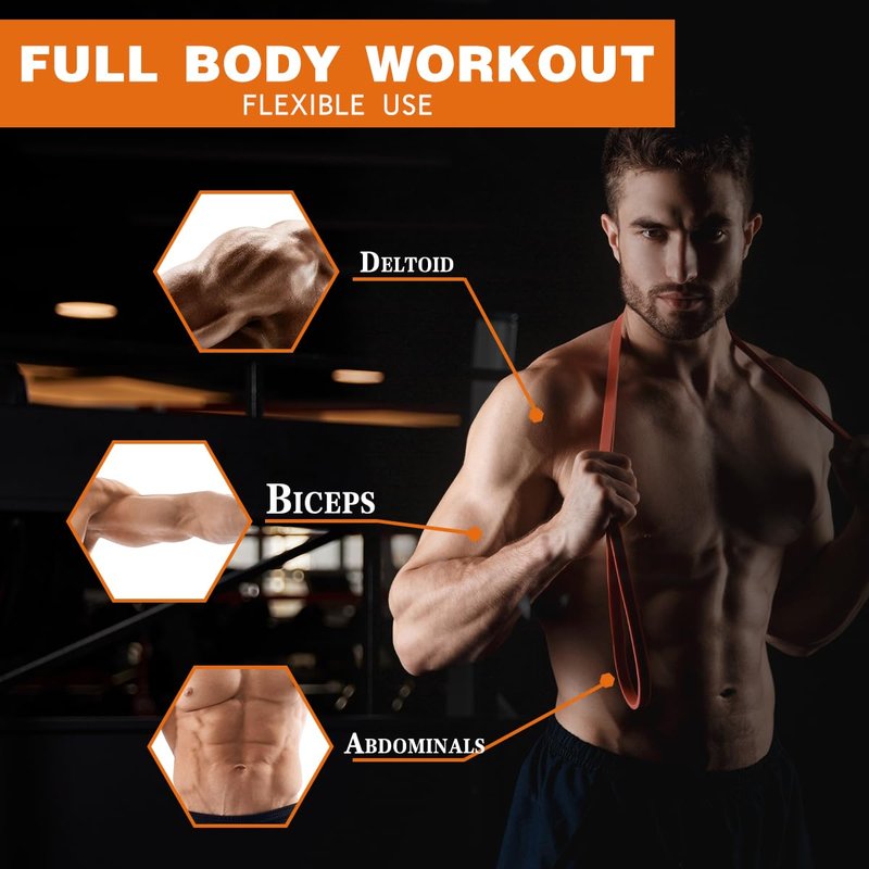 Pull Up Bands,Resistance Band,Stretching Assist Band, Portable Exercise, Muscle Training, Physical Therapy, Exercise Workout Bands for Working Out