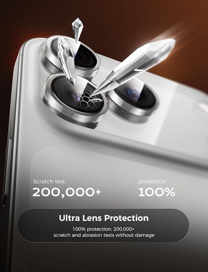 MAGIC JOHN for iPhone 17 Pro Max/17 Pro Camera Lens Protector 9H Aerospace