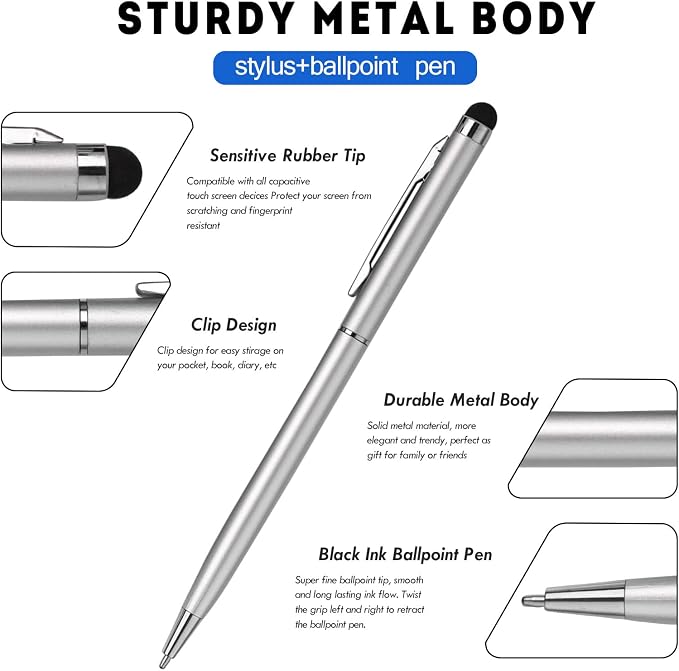 15 Pack Stylus Pens for Touch Screens Stylus Pen Compatible