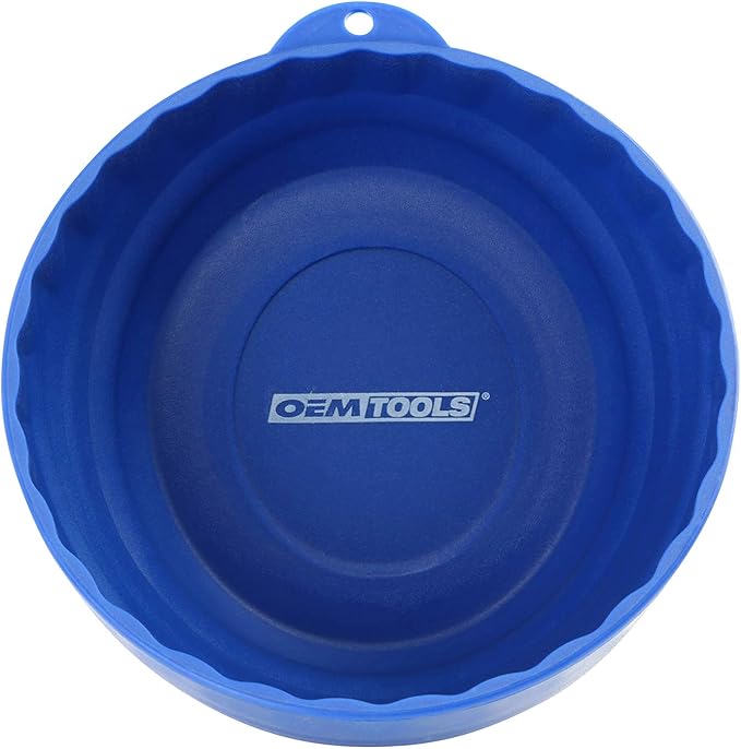 OEMTOOLS Red and Blue Magnetic Nut Cup Set, 2-Pack Curved Parts Trays Hold Up to 5 Pounds Each, Durable ABS Organizers Attach to Metal Surfaces for Nuts, Bolts, and Small Parts