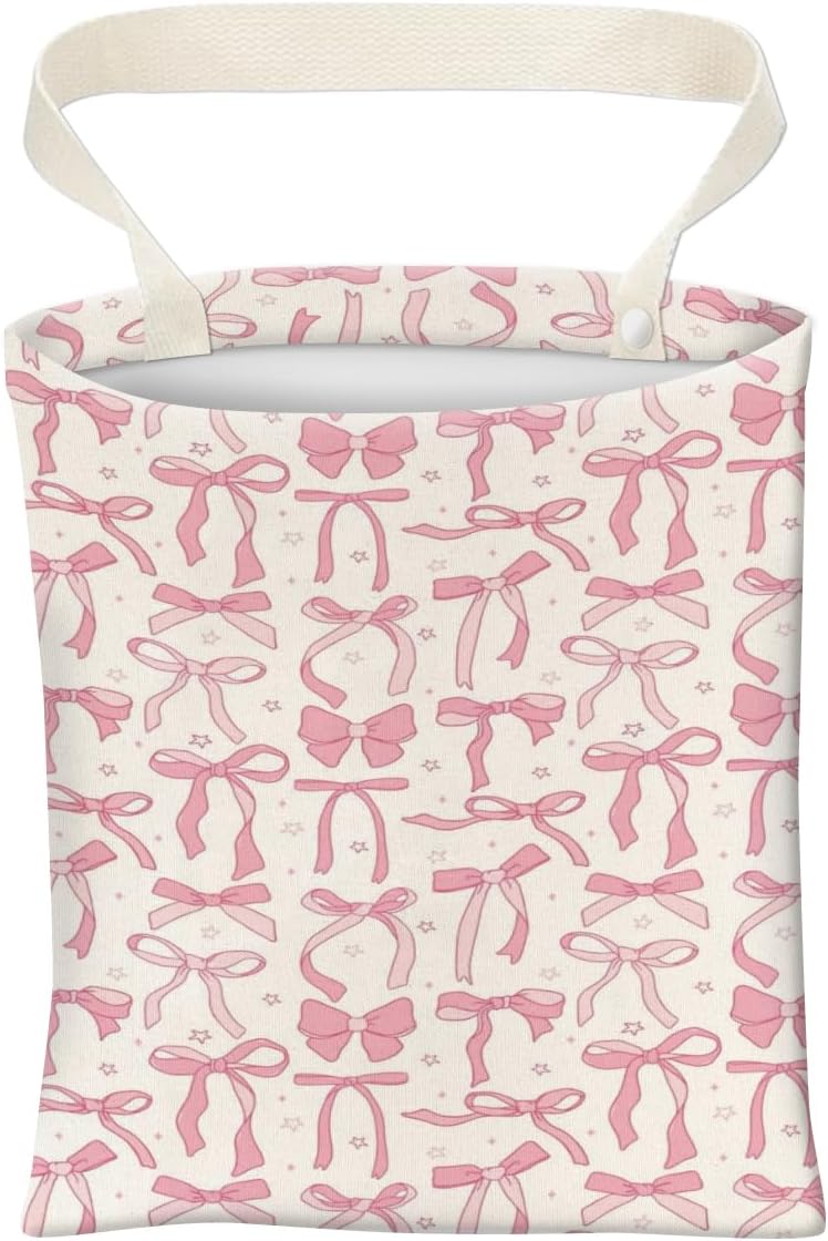 Car Trash Can, Cute Car Trash Bag, Hanging Car Organizer and Storage Bag, Trash Bin for Car Accessories, Vehicle, Travelling, Camping Cute Dinosaur