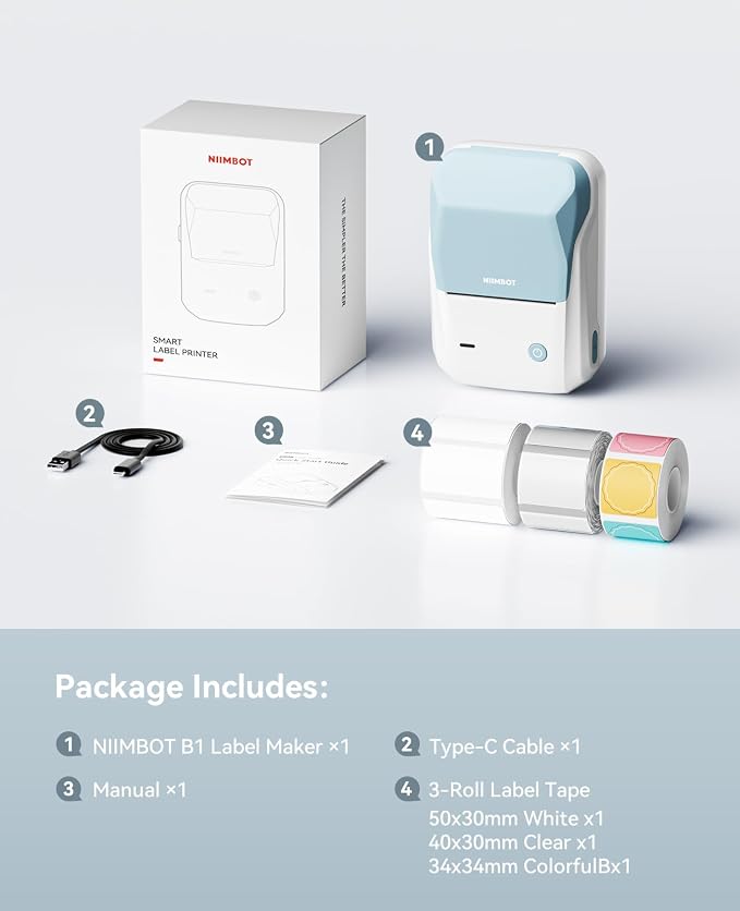 NIIMBOT B1 Label Maker Machine