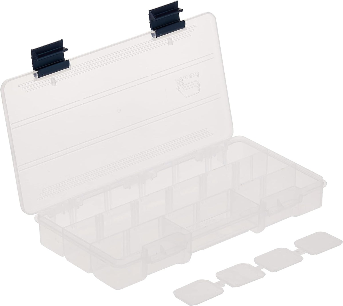 Plano Tackle Boxes - 4 Pack of 3500 Prolatch Stowaway Utility Boxes for Fishing Storage - Blue
