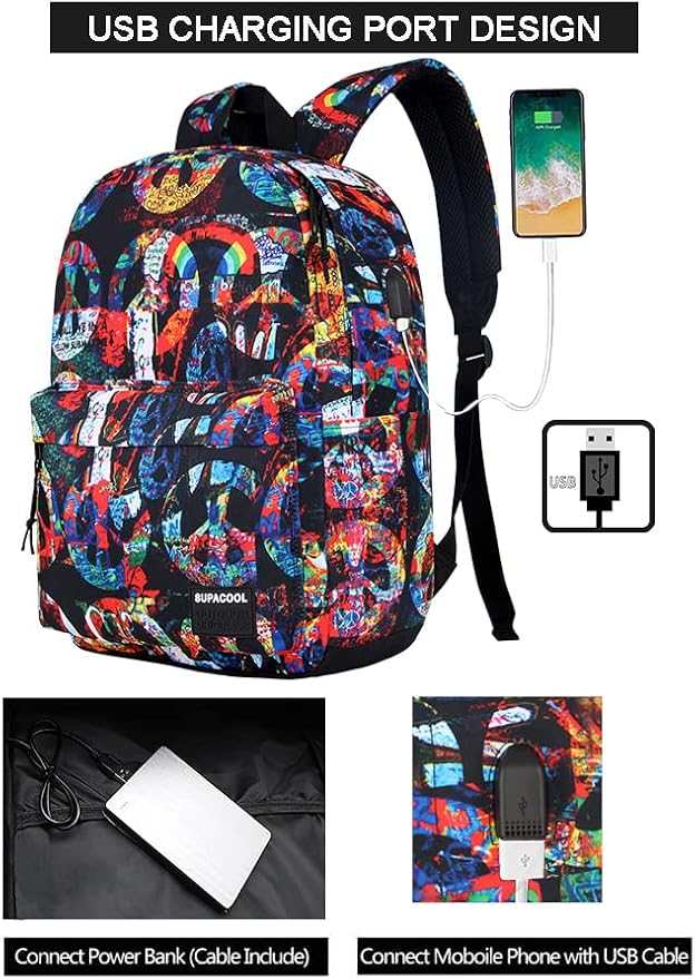 SUPACOOL Casual Laptop Backpack