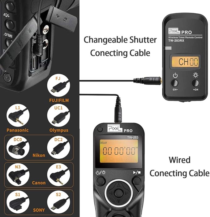 Wireless Remote Shutter Compatible