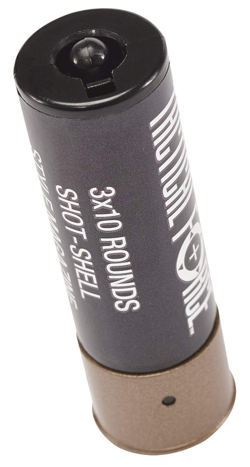 Elite Force unisex adult 30-Round Tri-Shot Shells (6 Pack) Airsoft Magazine, Black, One Size US