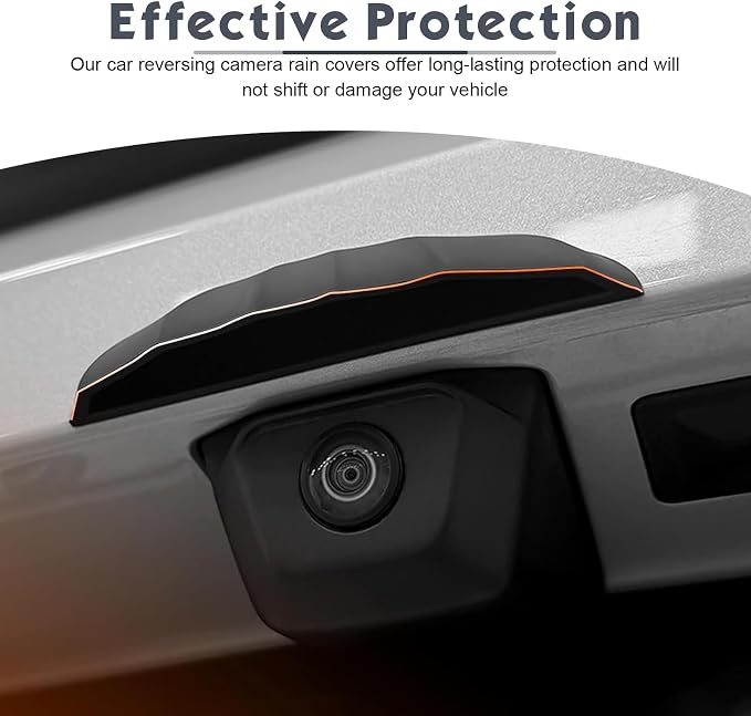 Car Rear View Camera Cover, Heat-Resistant Wider Backup Camera Cover, Anti-rain