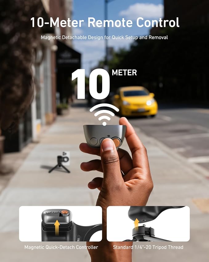 TELESIN Fun Shot Magnetic Phone Camera DSLR Style Shutter Grip