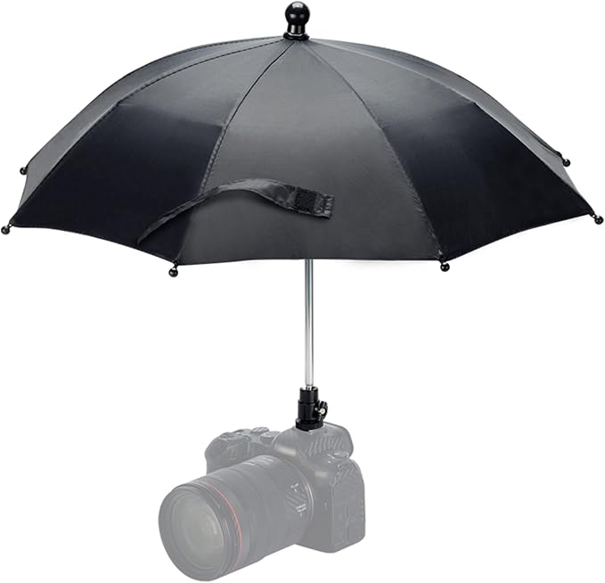 DSLR Mirrorless Camera Hot Shoe Umbrella Rain Cover Protector Sunshade