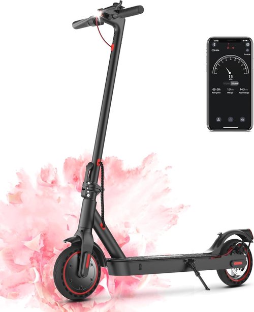 iScooter Electric Scooter - Long Range Commuting Escooter for Adults & Teens | 18 Miles, 22 MPH Top Speed