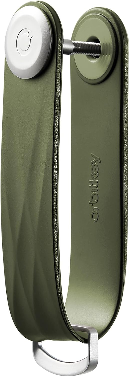 orbitkey New Active Key Organizer Lite w/updated D-Ring | Weather Resistant, Stainless Steel Locking Mechanism