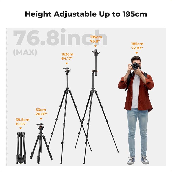 K&F Concept 76 inch Camera Tripod