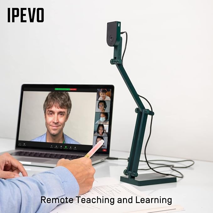 IPEVO V4K Ultra High Definition 8MP USB Document Camera — Mac OS, Chromebook