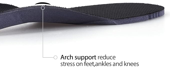 Insoles for Womens Memory Foam Shoe Inserts,Replacement Insoles for Work Boot Running Shoes-Shock Absorption and Cushion for Feet Relief,Comfort Inner Soles for Everyday Use Black 40EU/US9
