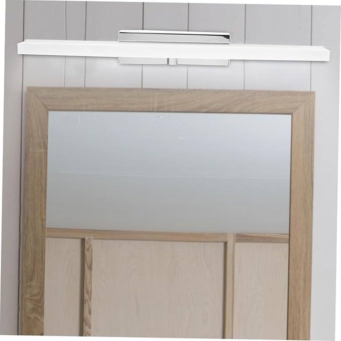 LED Bathroom Mirror Front Light with Stainless Steel Base Waterproof Anti-Fog Vanity Lamp for Wall Mount Modern Design for Makeup and Grooming
