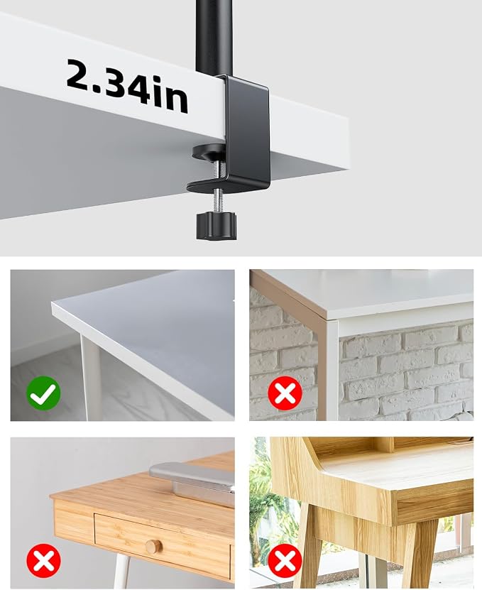 Weilisi 10.2" Desk Ring Light