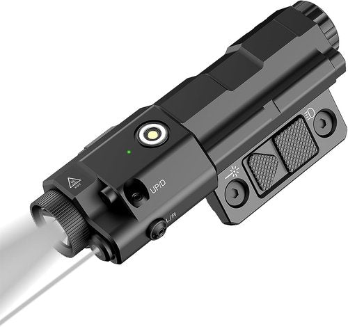 Mlok 940nm IR Illuminator Flashlight - Rechargeable Laser Combo for Night Vision Scopes