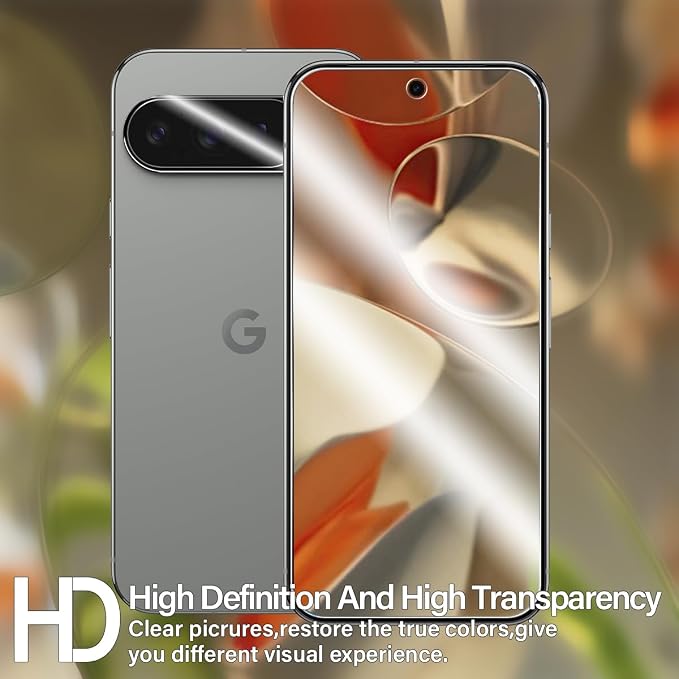 BIGFACE for Pixel 9 Pro XL Tempered Glass Screen Protector + Camera Lens