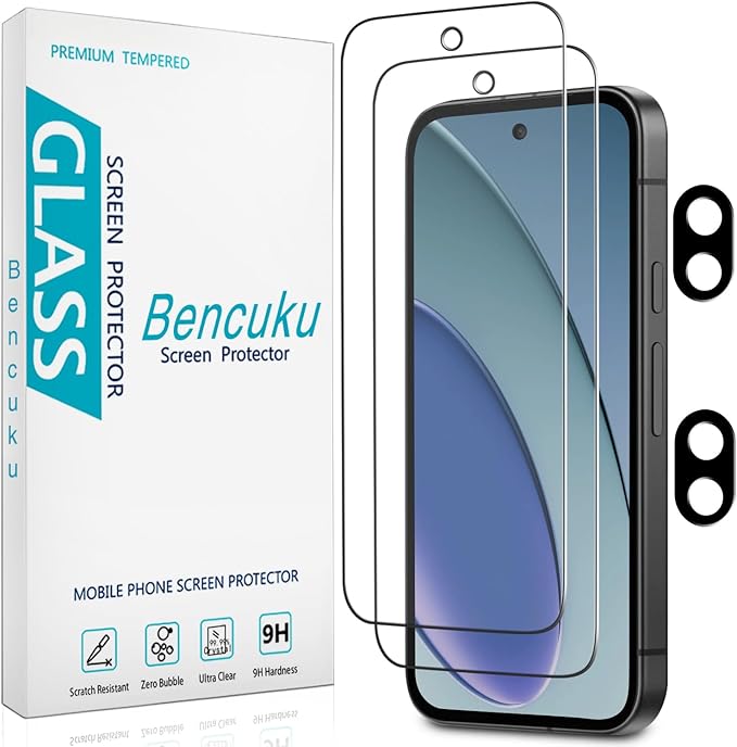 2 Pack Screen Protector for Google Pixel 9a